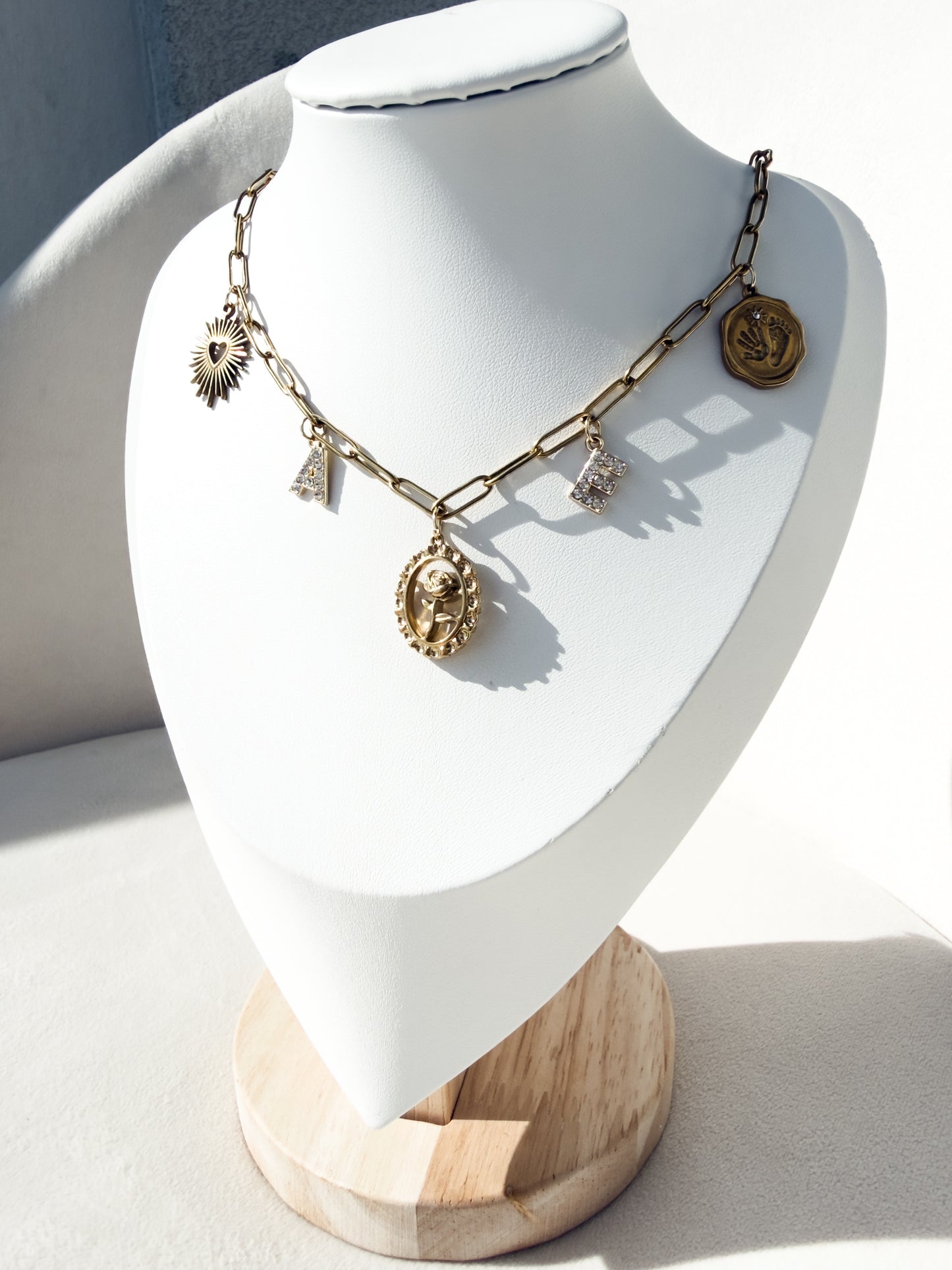 Collier à charms personnalisé